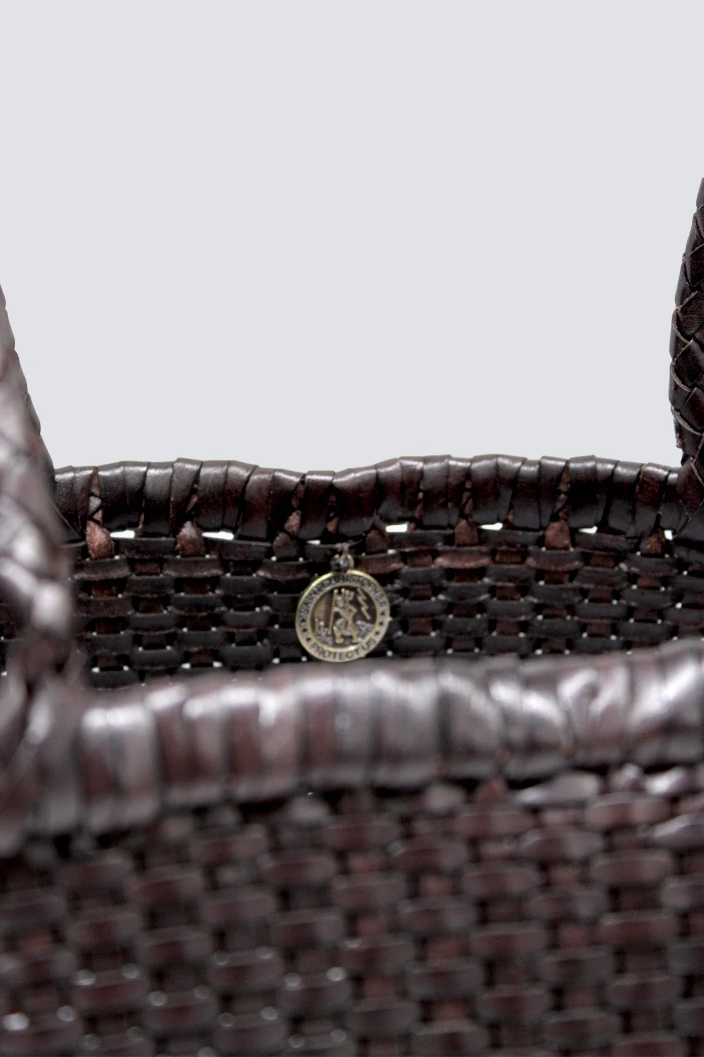 B Weave Small Dark Brown - Image 6