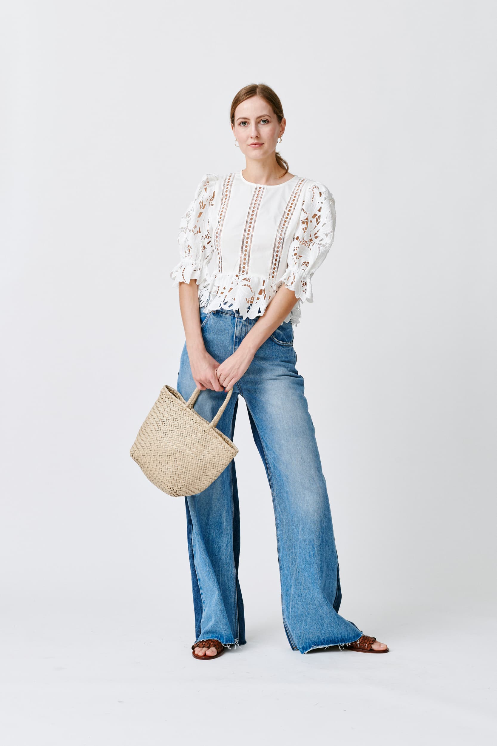 Grace Basket Small Pearl - Image 3