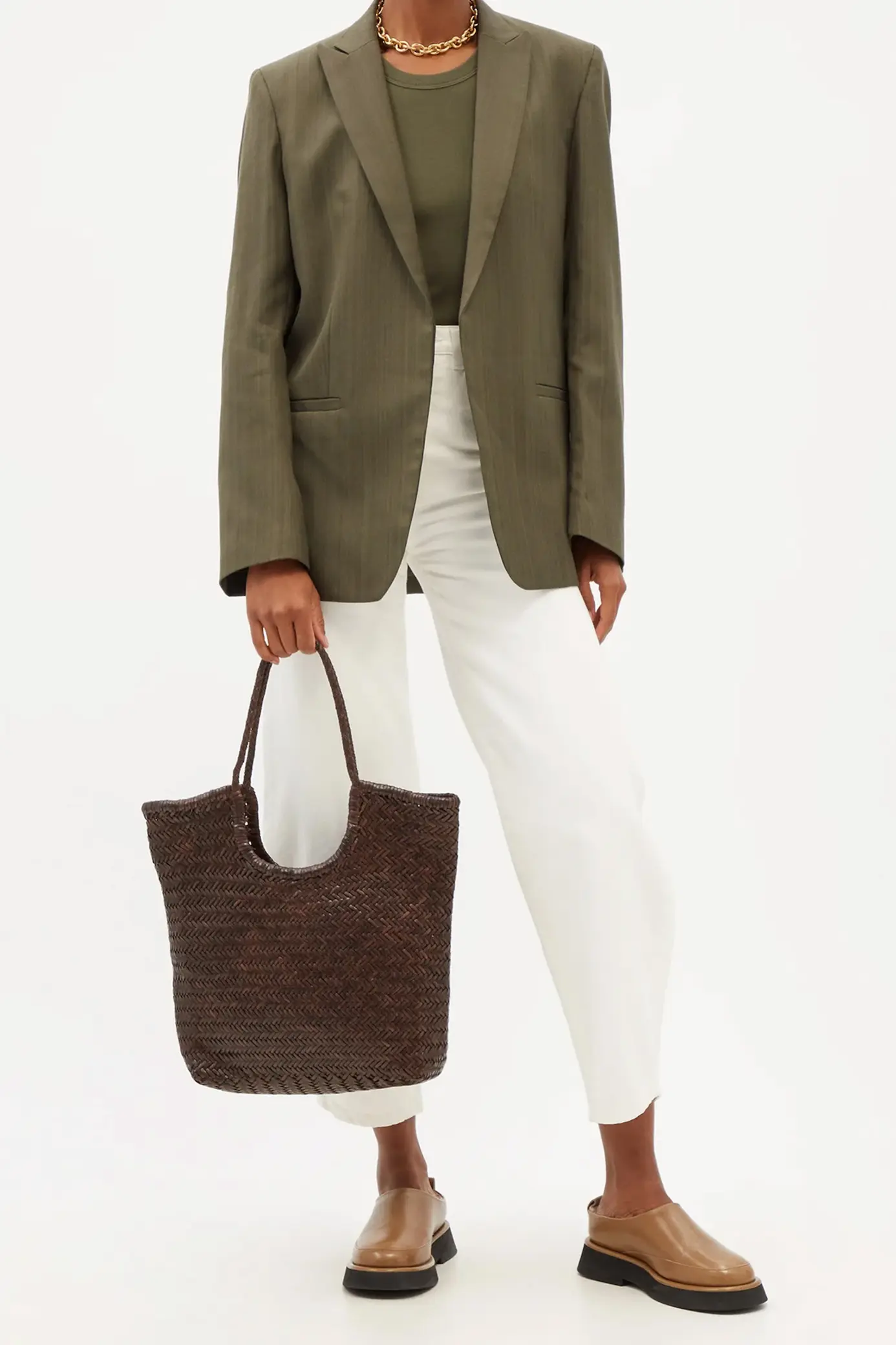 NS Diagonal Triple Jump Dark Brown - Image 4